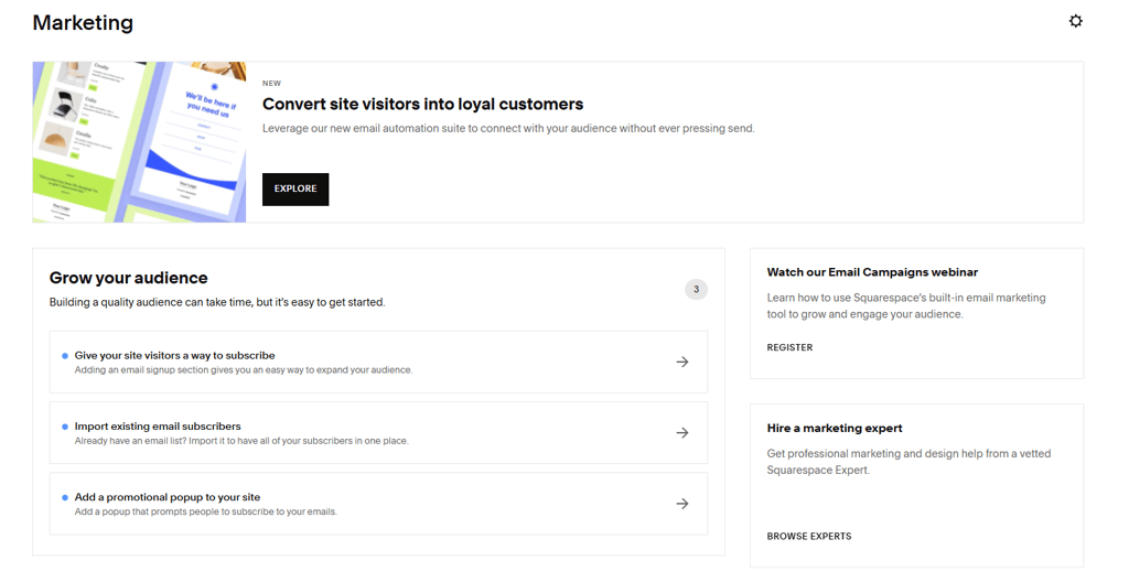 Squarespace marketing tools1