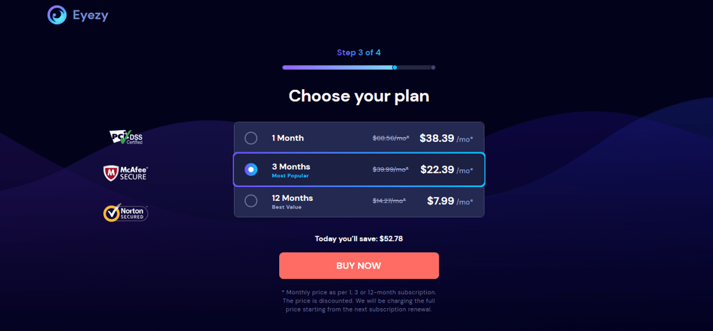 Buying subscription