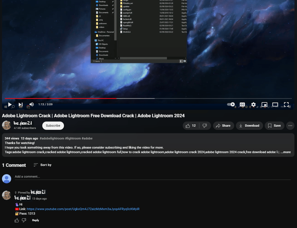 software crack malware