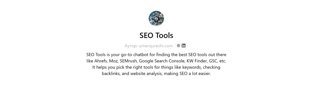 SEO chatbot powered by ChatGPT