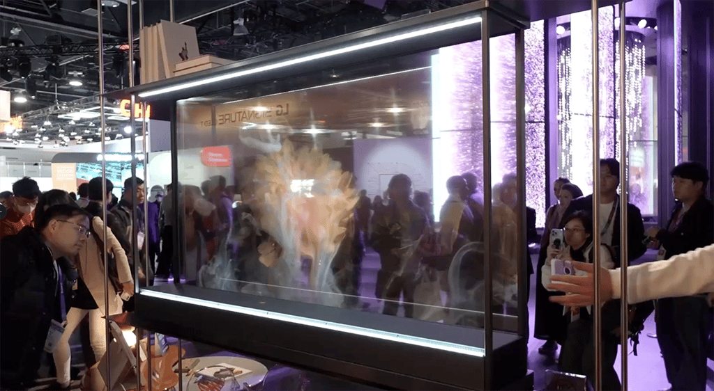 Transparent monitor CES 2025