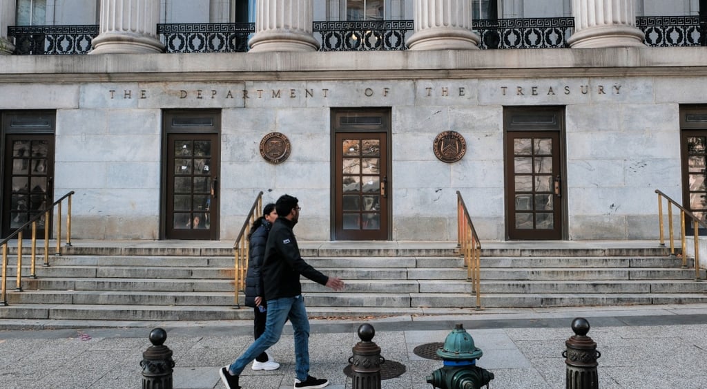 US Treasury Department building