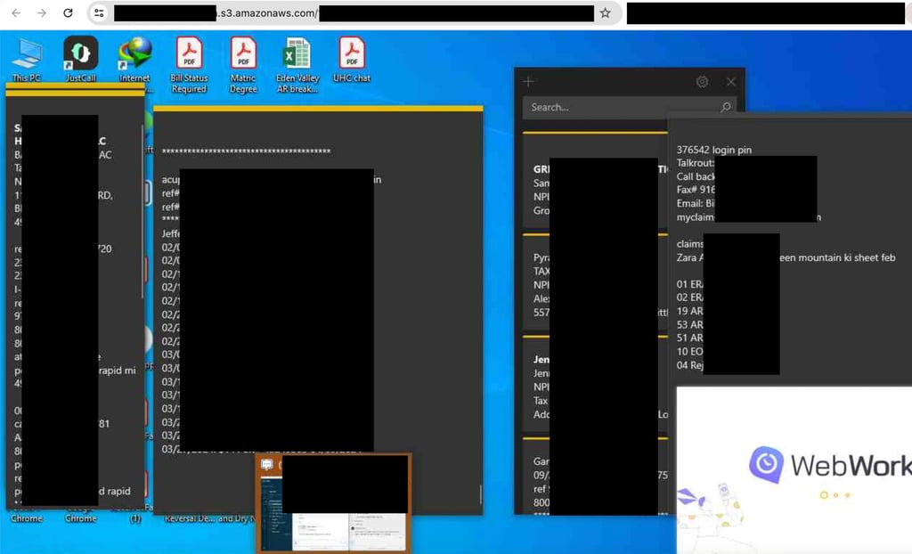 WebWork Tracker data leak