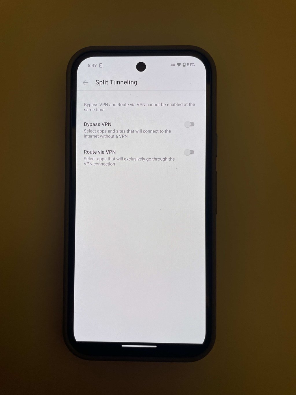 Hotspot Shield Split Tunneling feature]