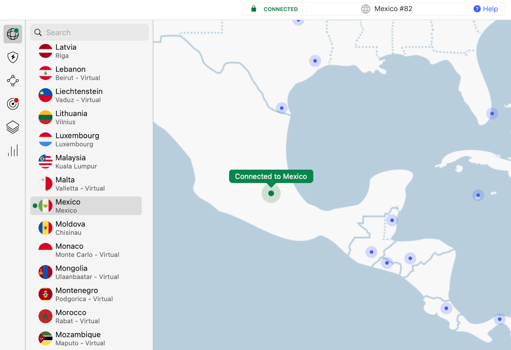 nordvpn app mexico binance