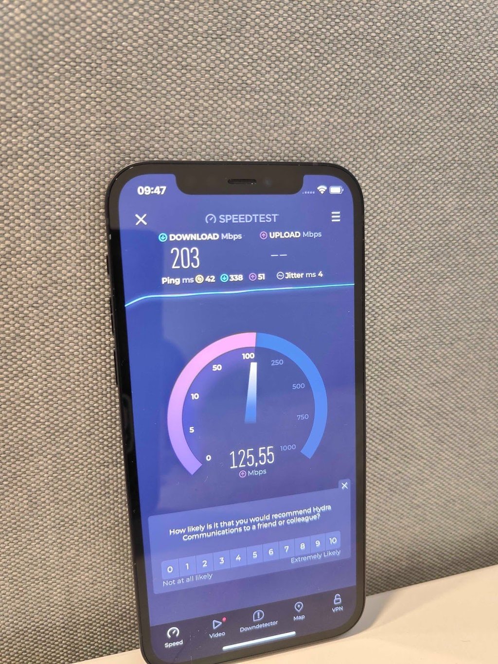 nordvpn ookla speed test