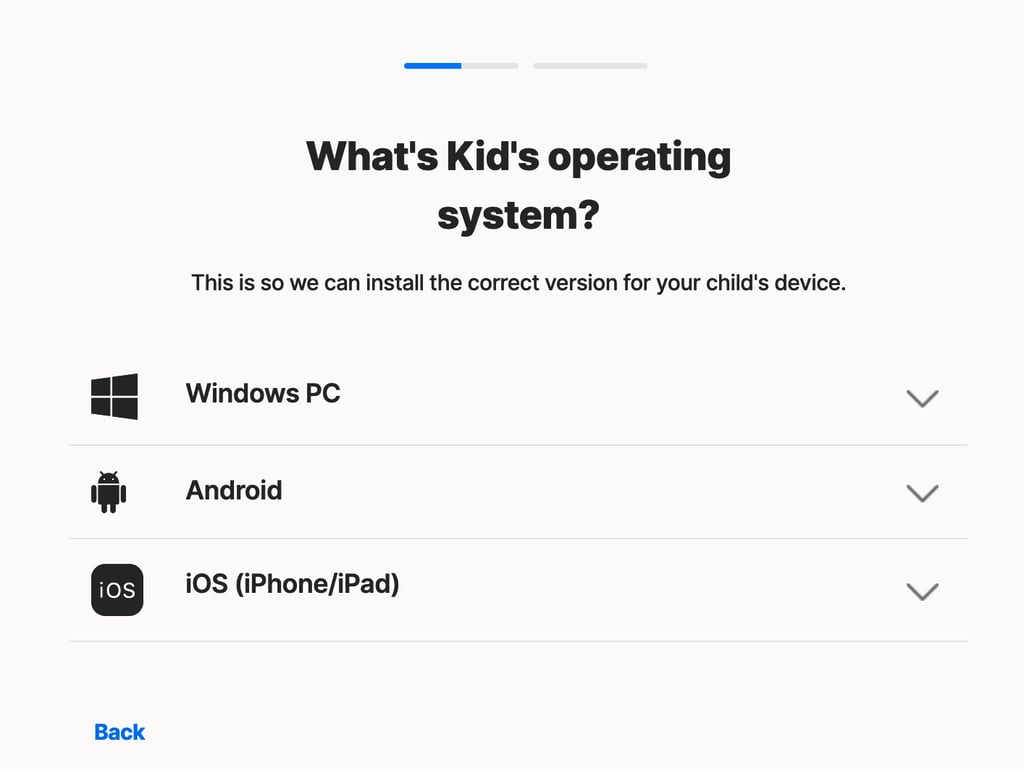 parental control kids operating system