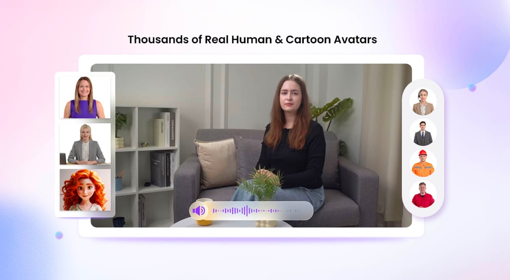 Vidnoz AI real human