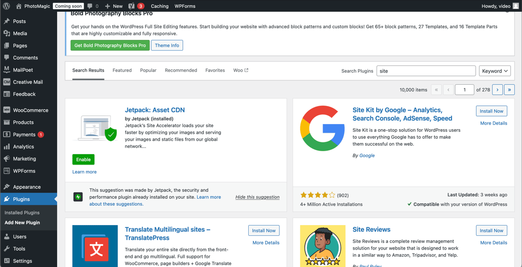 wordpress plugins analytics