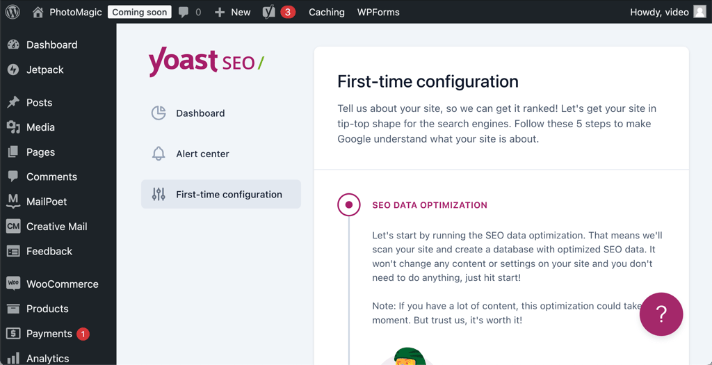 Wordpress Yoast plugin SEO
