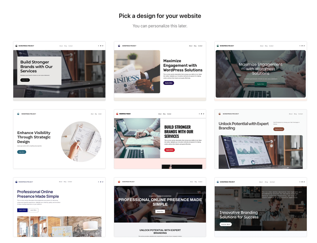 IONOS templates