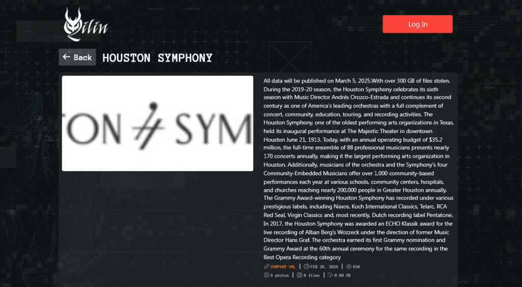 Qilin Houtson Symphon leak site