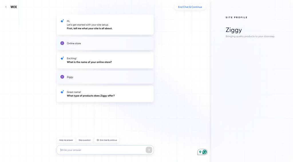 wix website builder ai