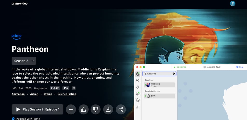 amazon prime video nordvpn