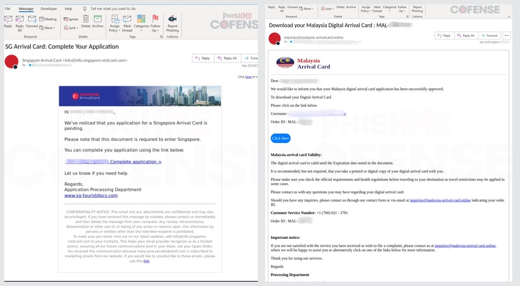 Cofense immigration phishing scam emails