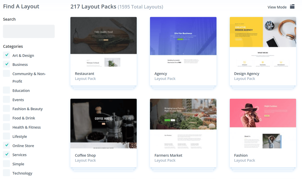 Divi Engine template library1