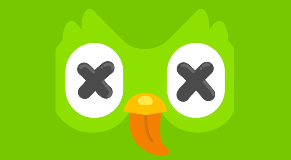 Dead Duolingo owl