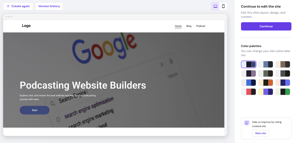 hostinger website builder ai