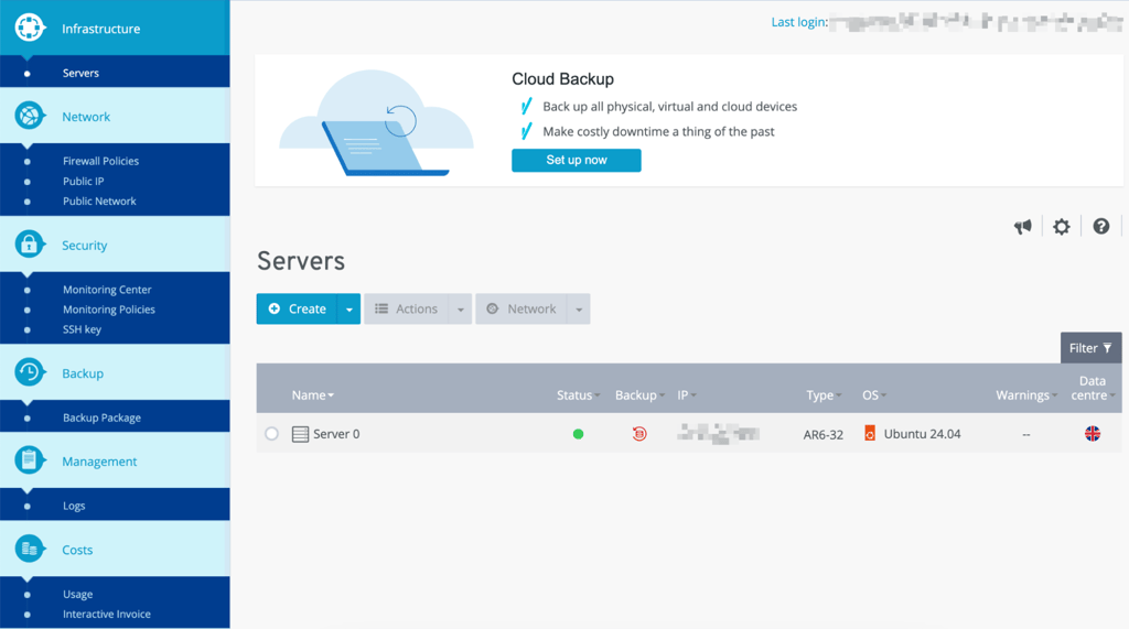 Ionos control panel vs hostinger
