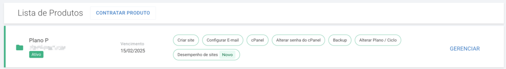 BR lista de produtos
