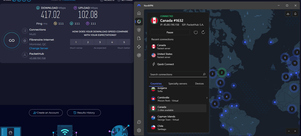 nordvpn speed test tiktok ca