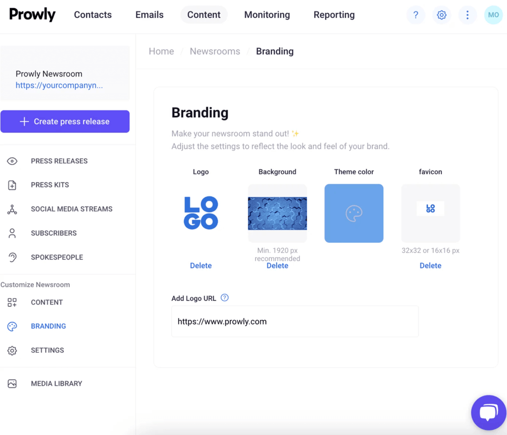 prowly branding
