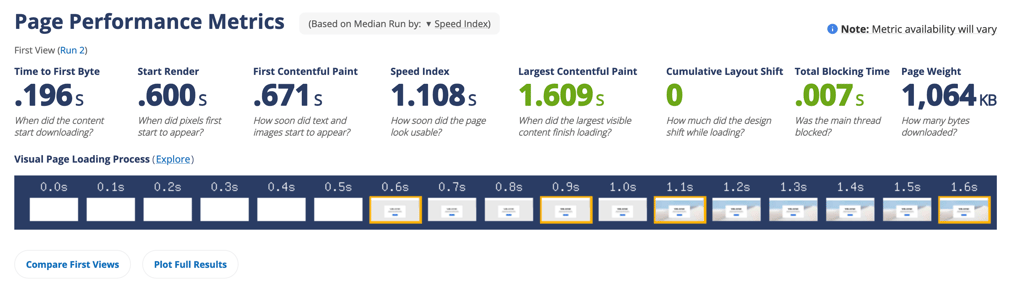 Wix page load
