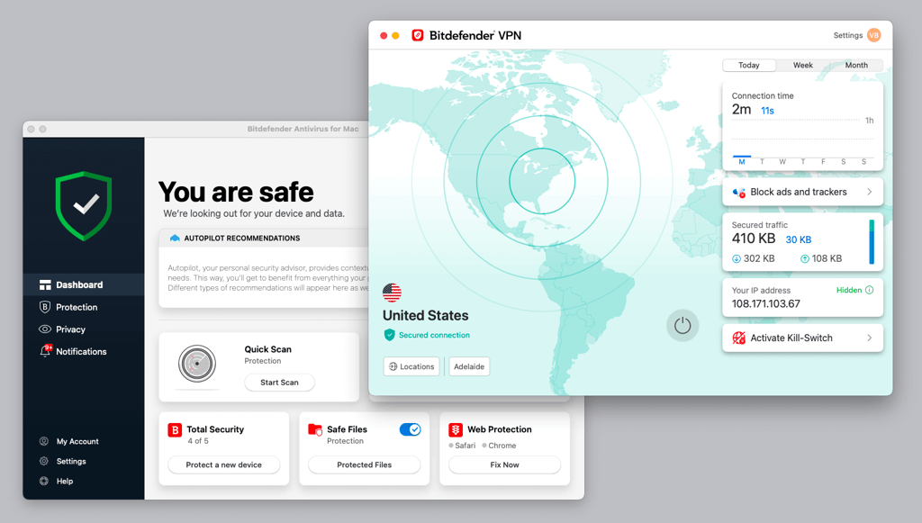 bitdefender antivirus and vpn