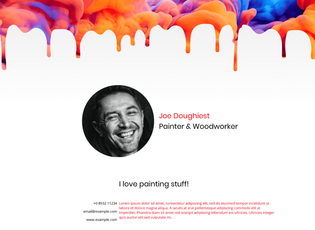 IONOS Joe Doughiest template