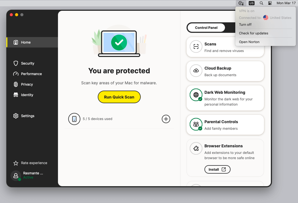 norton360 antivirus and VPN
