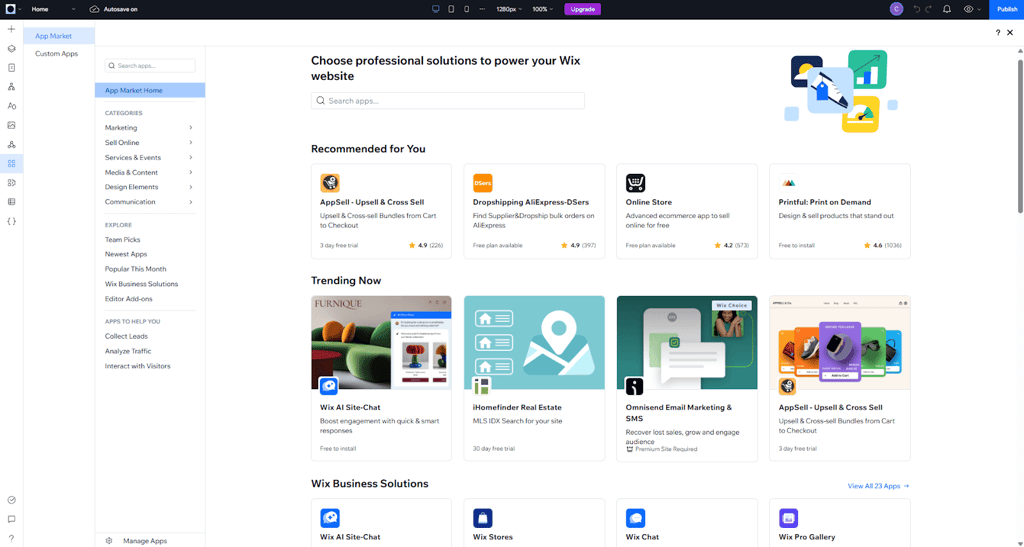 Professional Wix website solutions