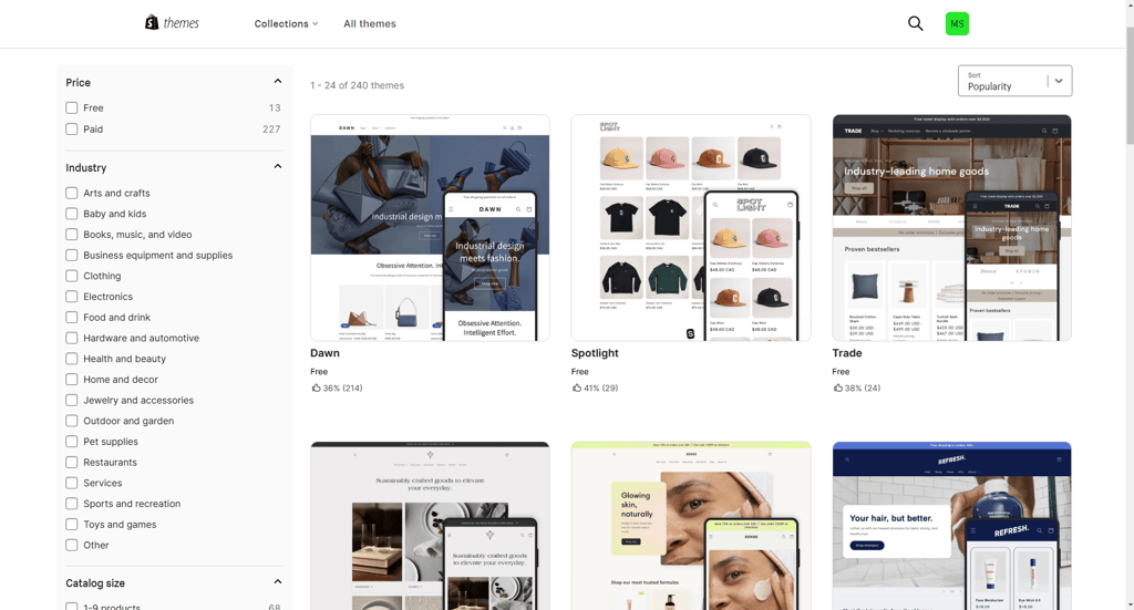 shopify-in-house-themes