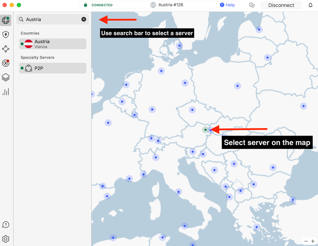 Nordvpn for Austria servers-new