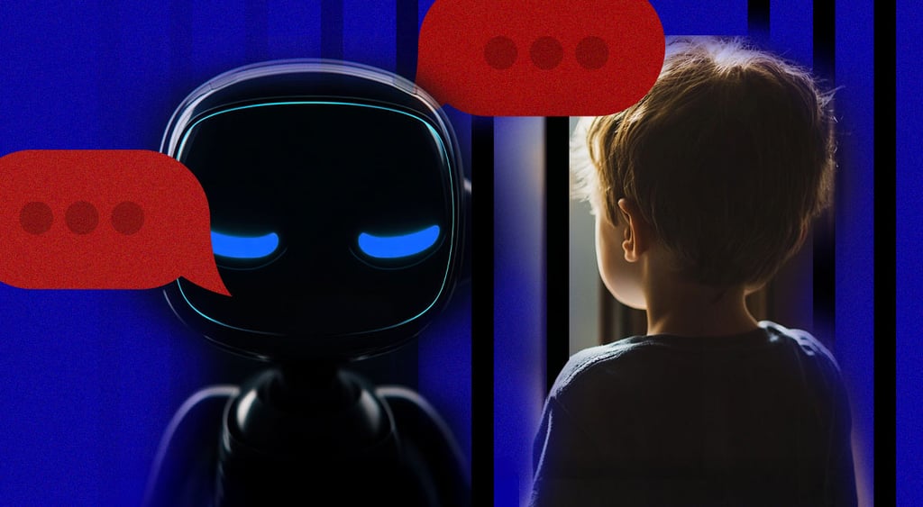 A child in prison talking to a bot.