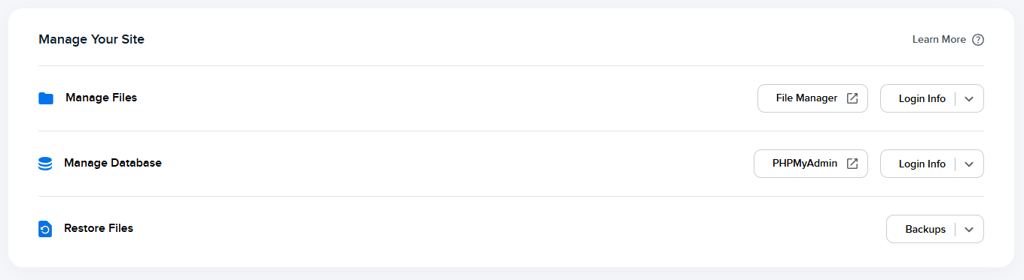 dreamhost file management
