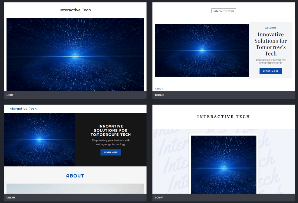 godaddy builder template examples1