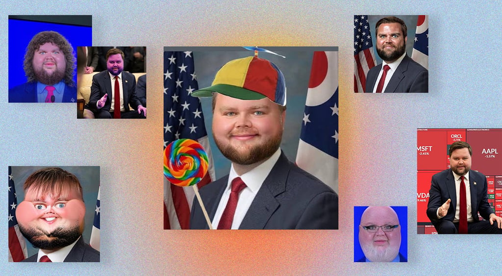 US Vice President JD Vance has become a target of memes