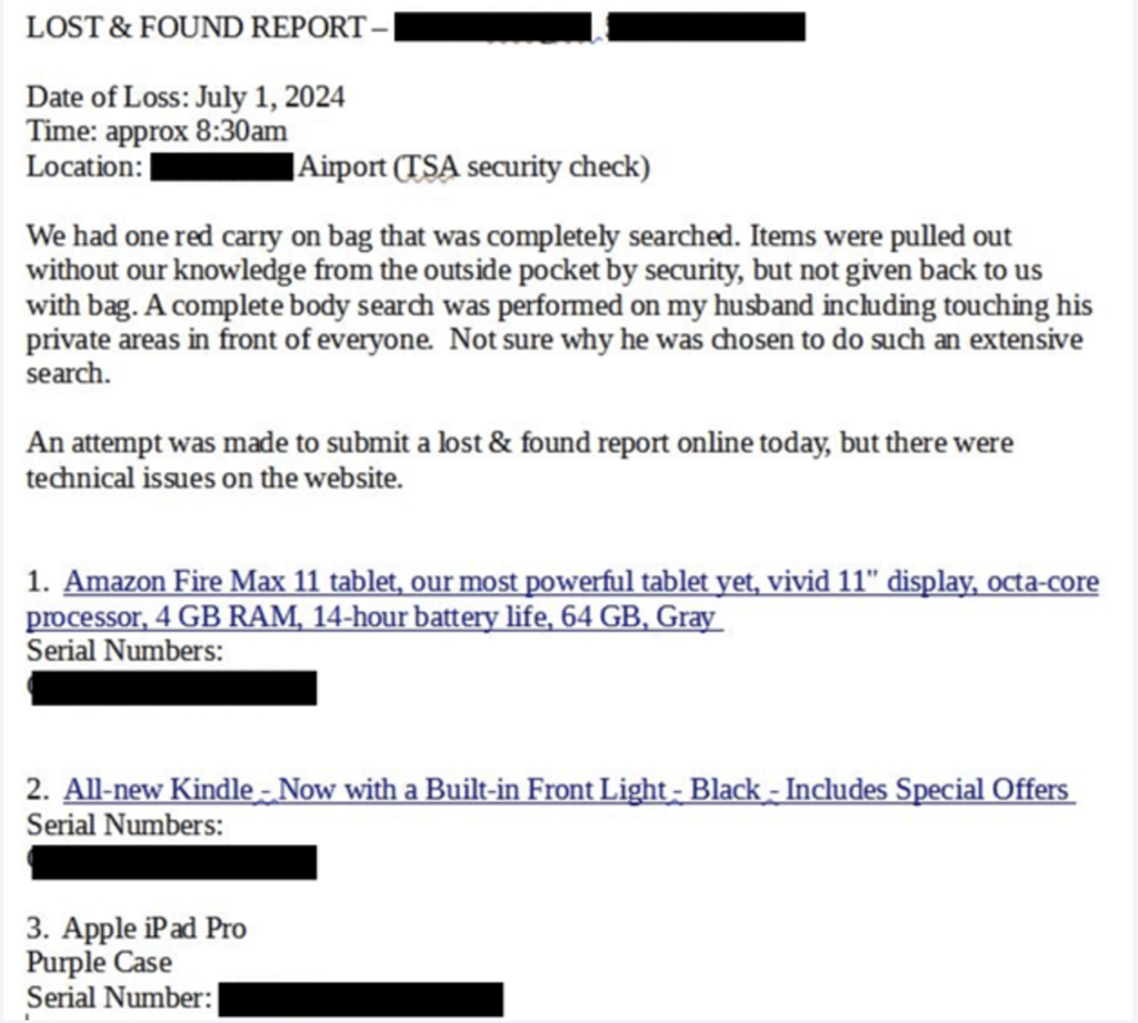 lost and found data leak