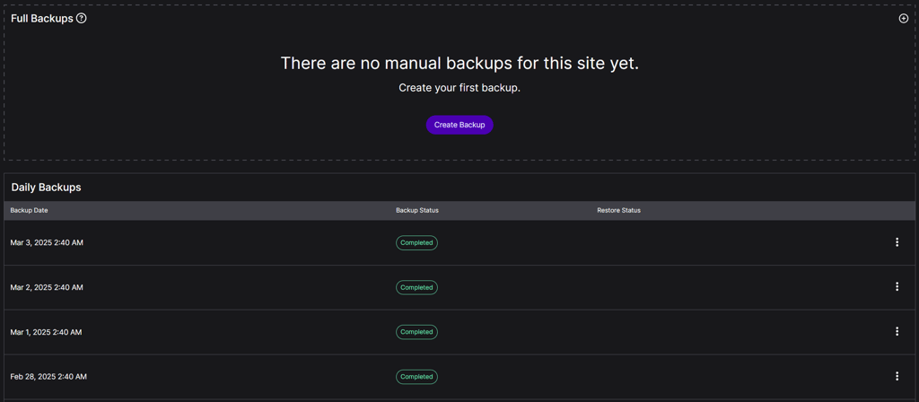 liquid web nexcess backups