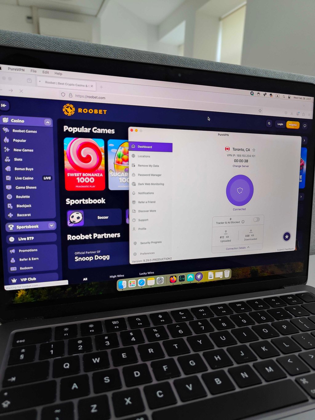 PureVPN Roobet