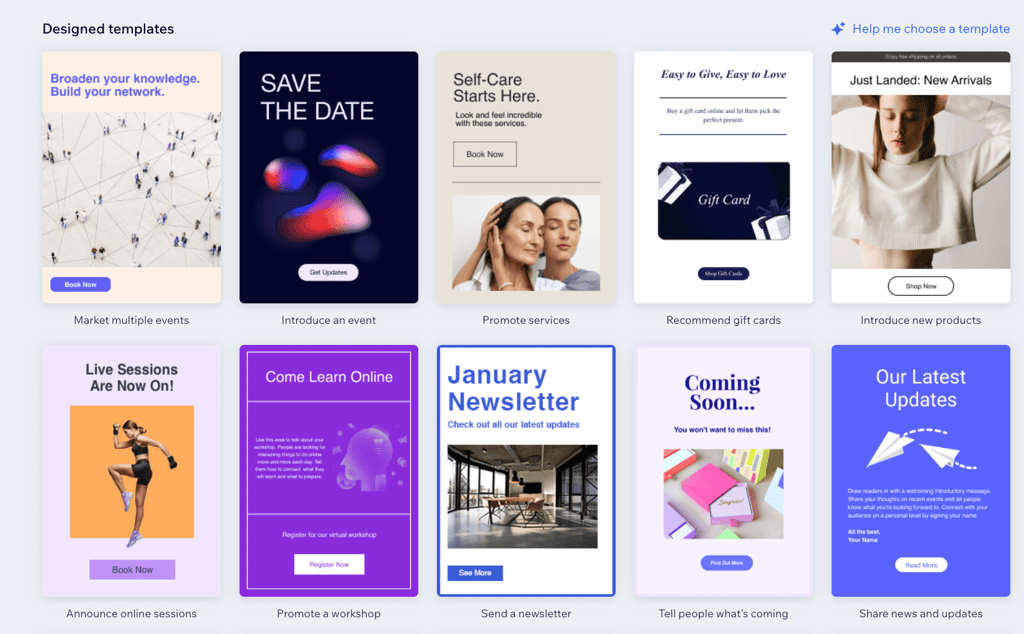 shopify email templates
