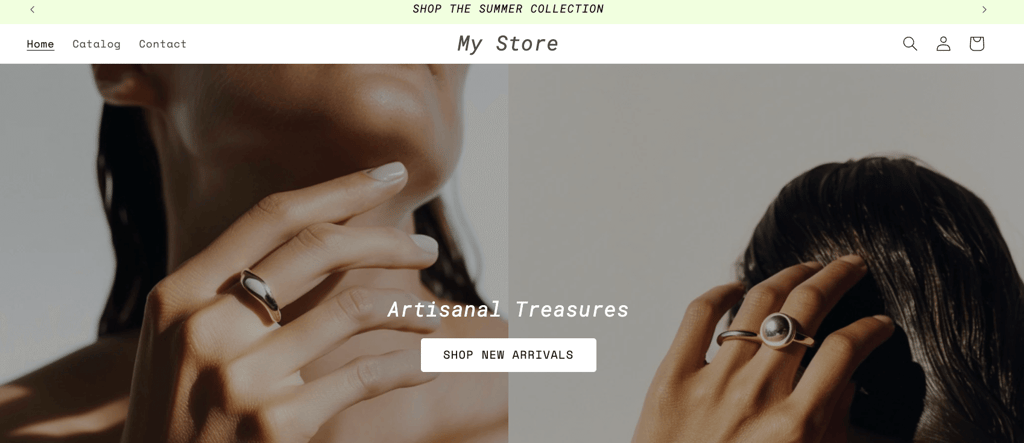 shopify site