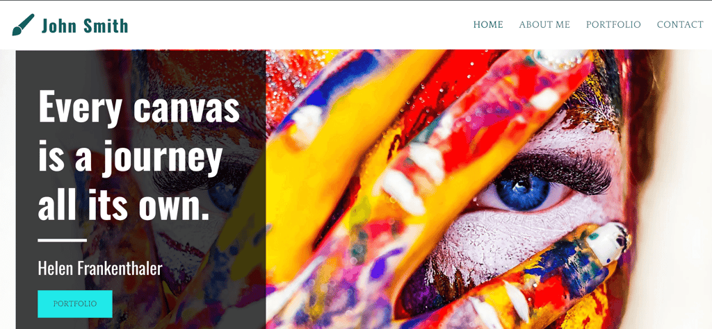 Site123 John Smith template