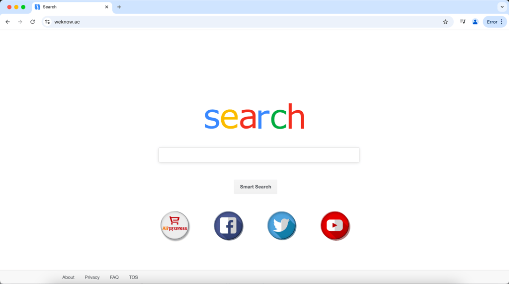 Smart Search browser redirect