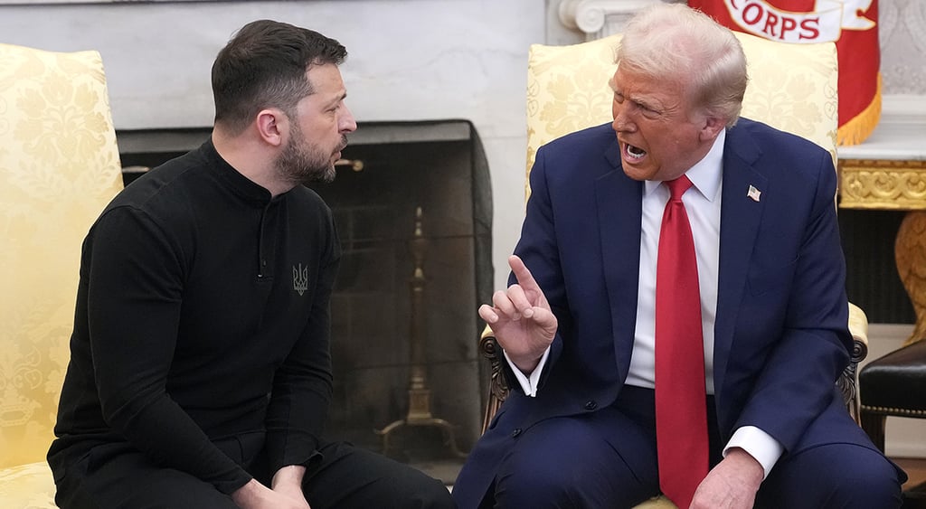 Donald Trump and Volodymyr Zelenskyy