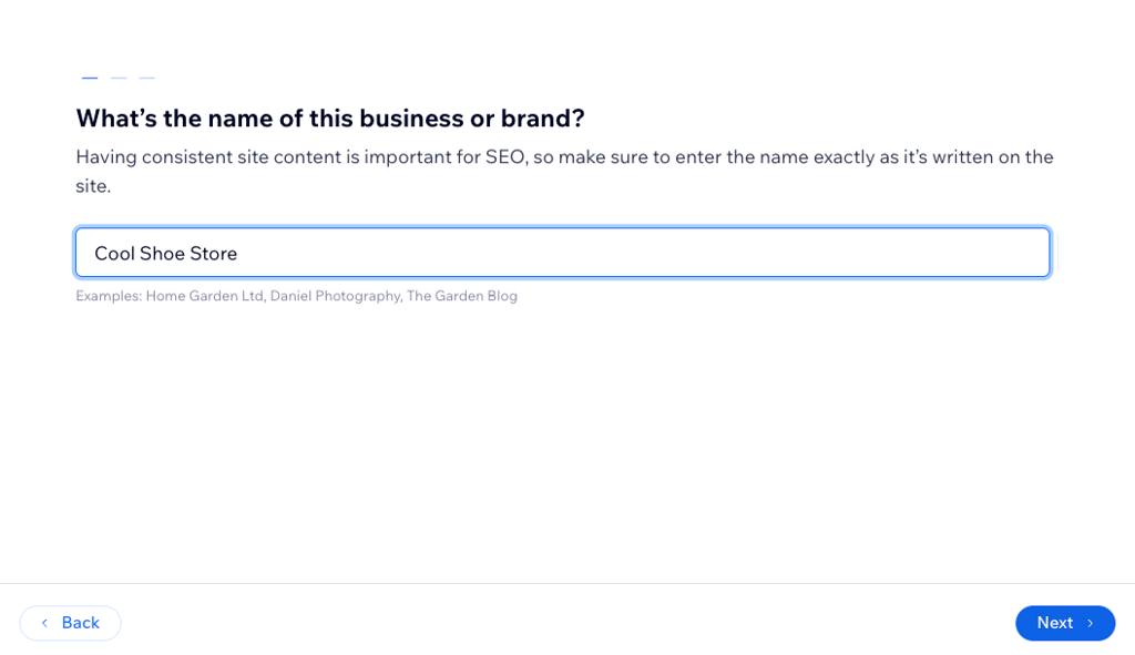 Wix search engine tool