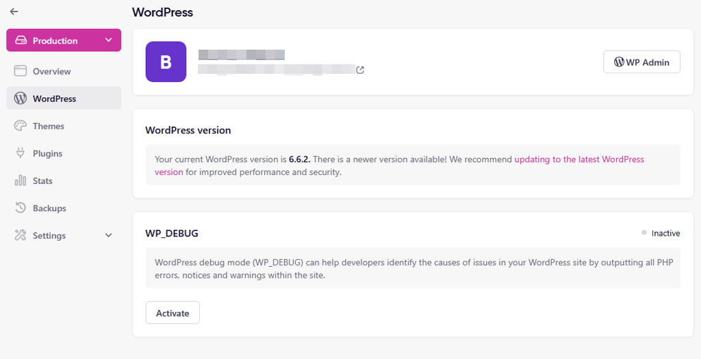 wordpress rapyd cloud