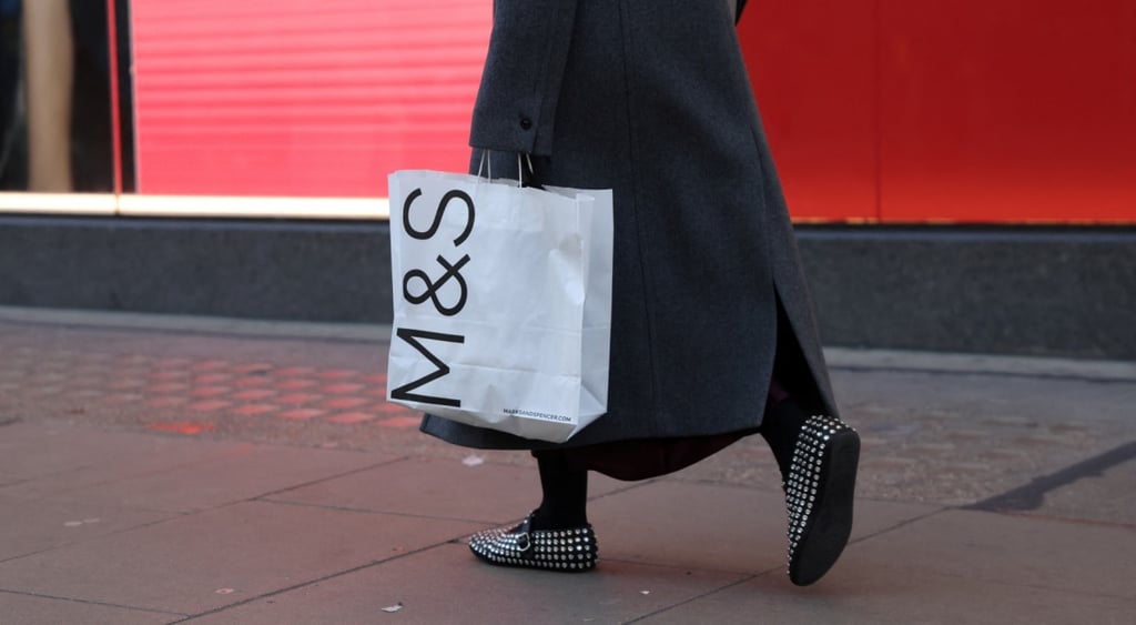 Marks & Spencer shopping bag