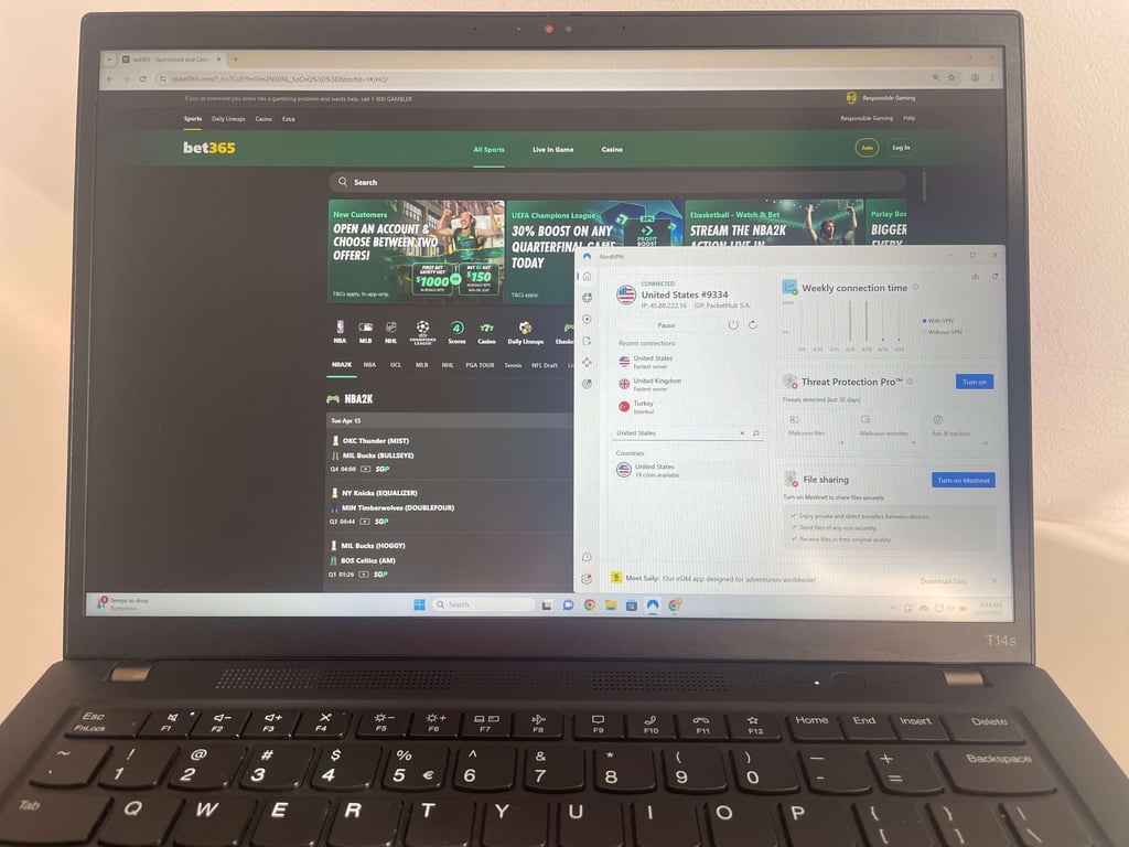 nordvpn bet365