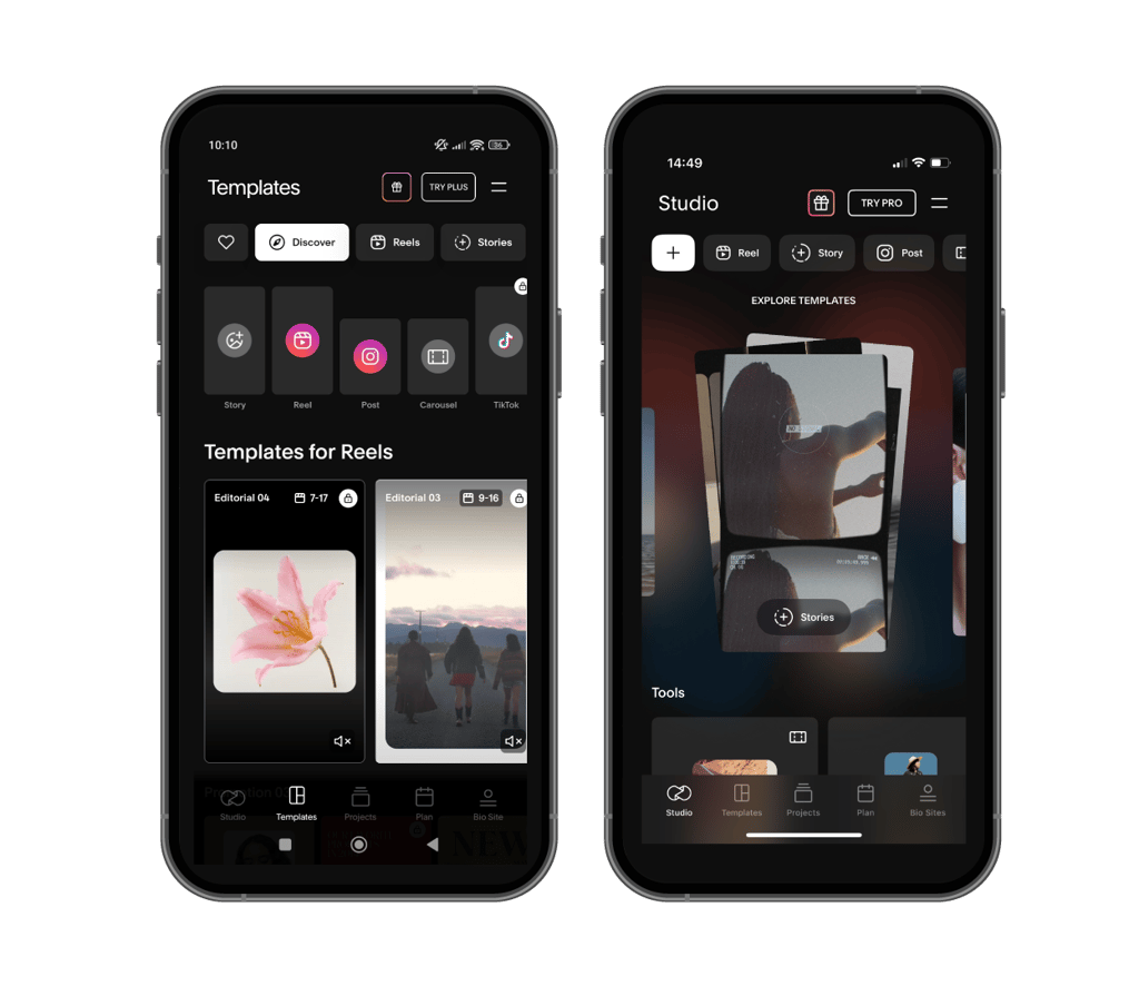 Squarespace Unfold